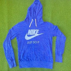 Dark Blue Nike Sweater Hoodie. Size Medium